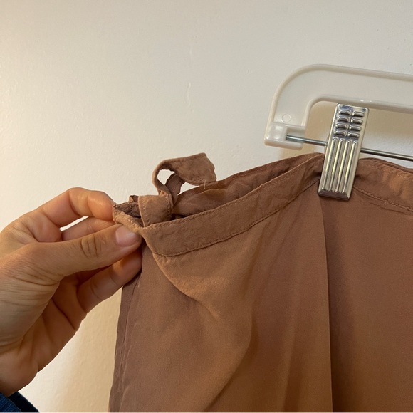 🤎 SET - Metallic bronze coloured wrap top & wrap skirt - custom made!🤎 - Picture 7 of 10